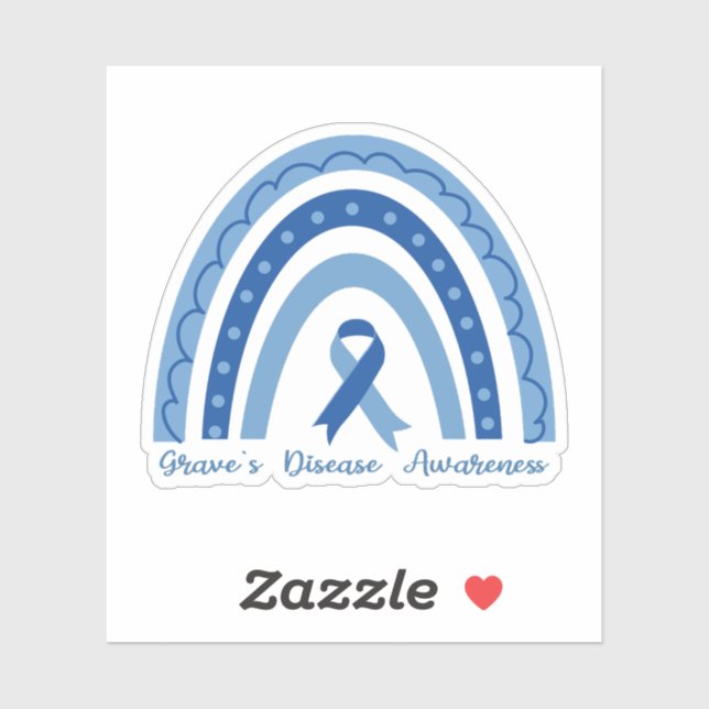 Graves’ Disease Awareness Rainbow (Sheet)