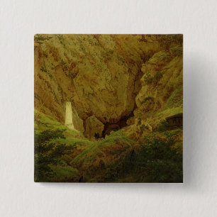 Graves of Ancient Heroes, 1812 2 Inch Square Button