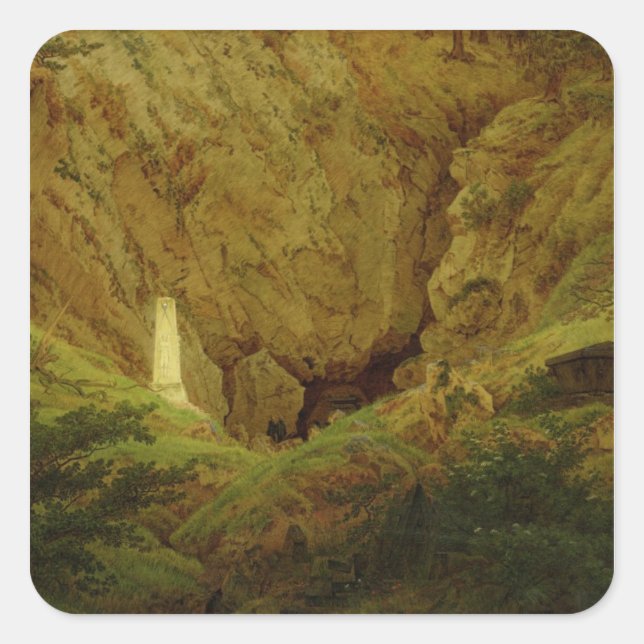 Graves of Ancient Heroes, 1812 Square Sticker (Front)