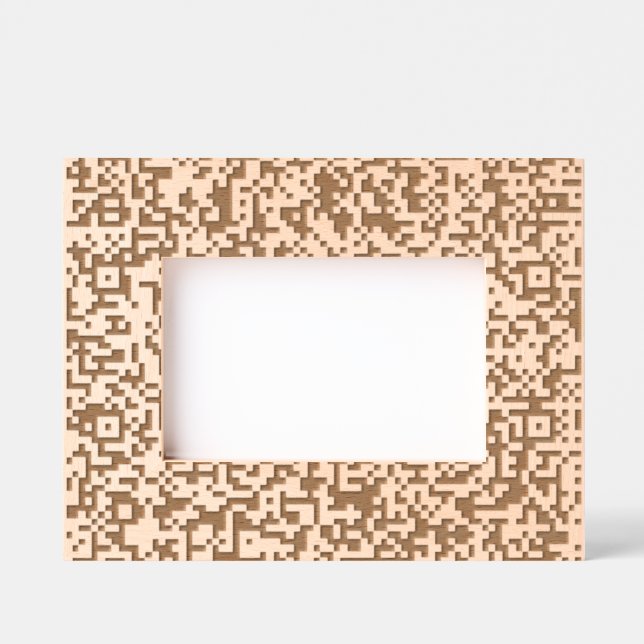 Gravés Personnalisez votre code QR Design moderne Cadres  (Recto)