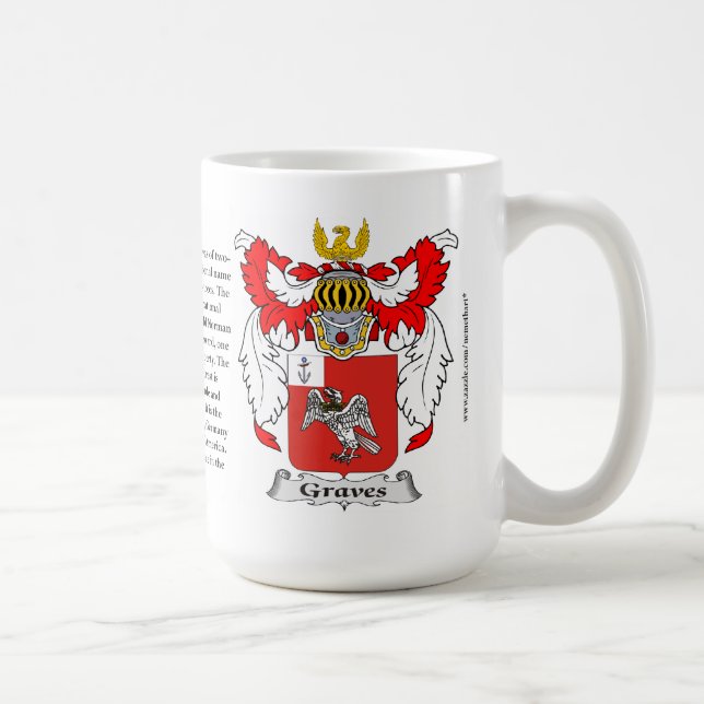 Graves, the Origin, the Meaning and the Crest Coffee Mug (Right)