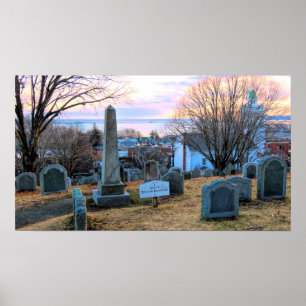 Gravesite William Bradford Poster