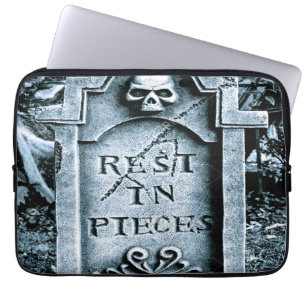 Gravestone Grave Halloween Laptop Sleeve
