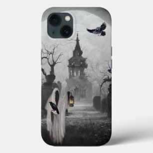 Graveyard, Gate Keeper, Full Moon and Ravens iPhone 13 Case