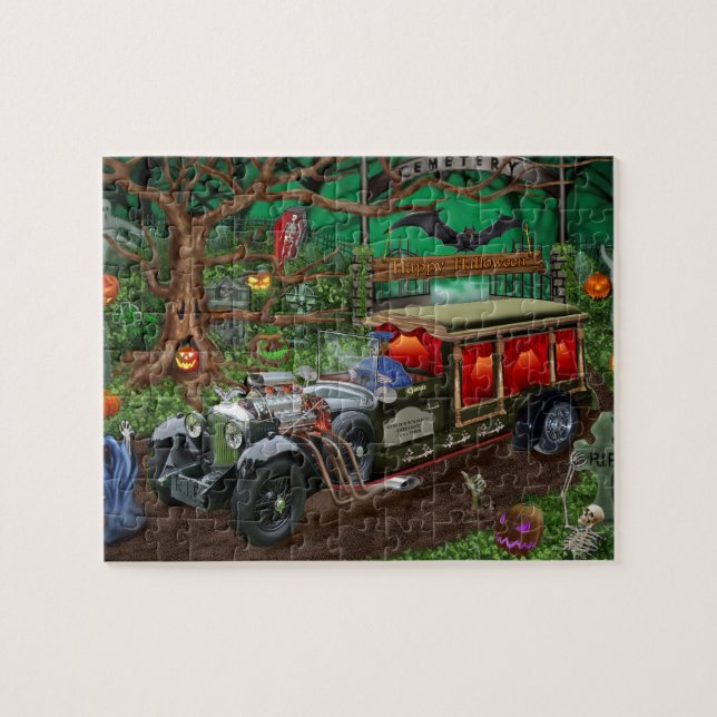 GRAVEYARD GHOST TOURS JIGSAW PUZZLE (Horizontal)