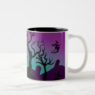 Graveyard Halloween custom mug