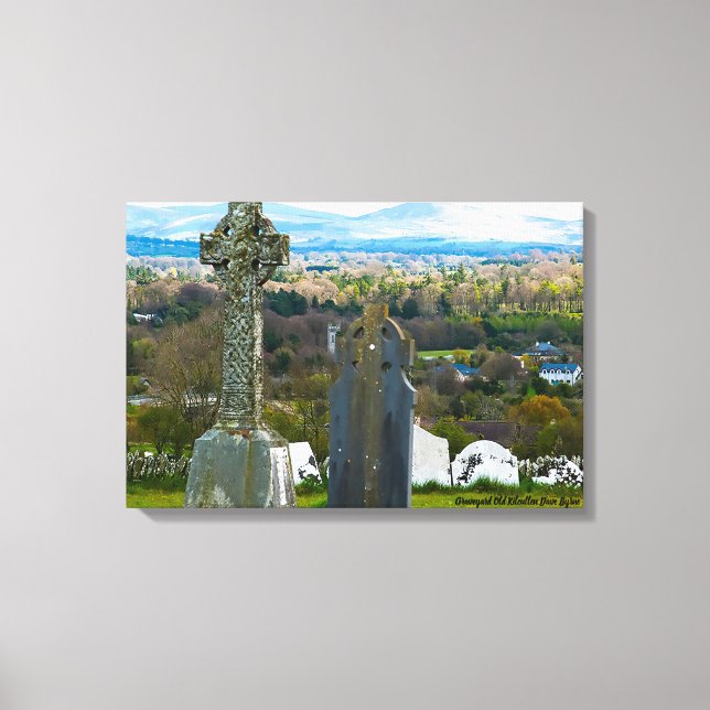 Graveyard Old Kilcullen Canvas Print (Front)