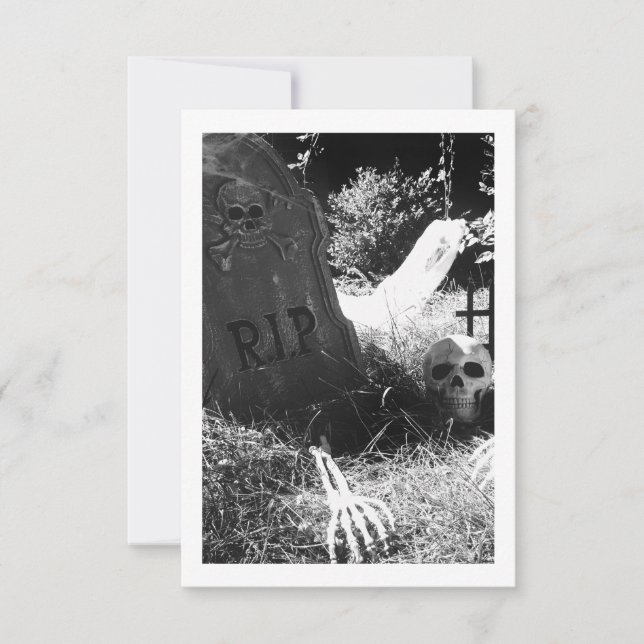 graveyard scene invitation (Front)