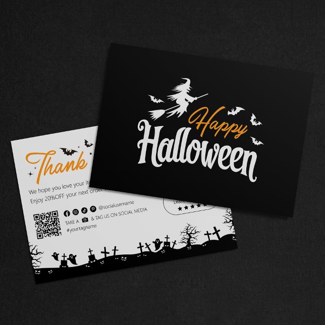 Graveyard Witchy & Wonderful Halloween Thank You (Creator Uploaded)