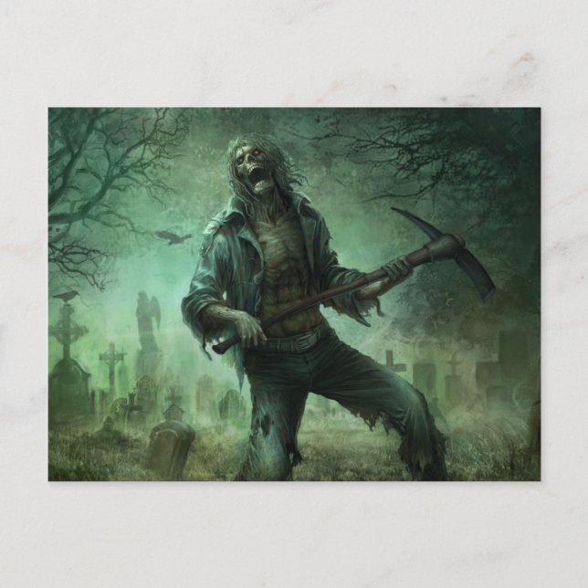 Graveyard Zombie, Carte postale (Devant)