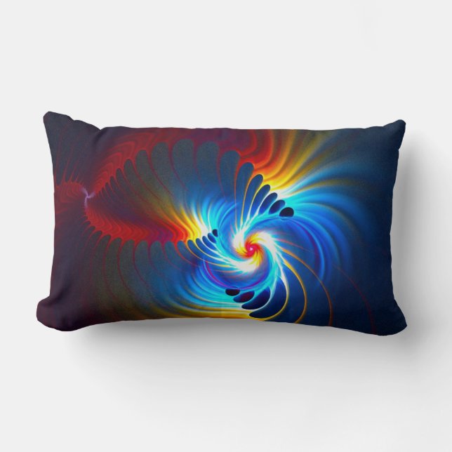 Gravitational Blueshift Lumbar Pillow (Front)