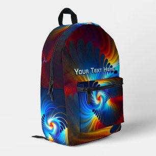 Gravitational Blueshift Printed Backpack