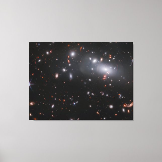 Gravitational Lensing | Galaxy Cluster RX J2129 |  Canvas Print (Front)