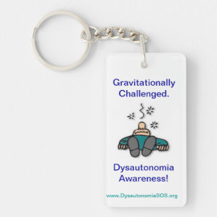 Gravitationally Challenged Key Chain