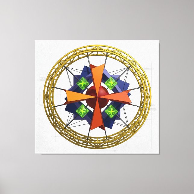 Gravity Anchor Canvas Print (Front)