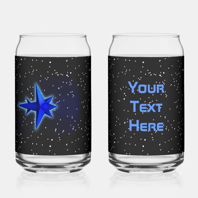 Gravity Drive Spacecraft Can Glass (Front)