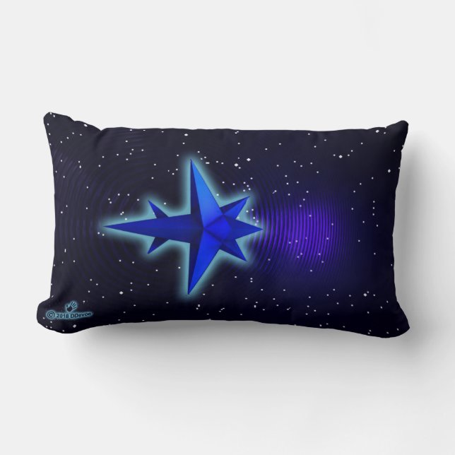 Gravity Drive Spacecraft Lumbar Pillow (Front)