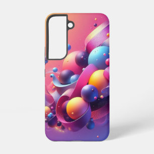 Gravity Flow: Neon Abstract Art Phone Case