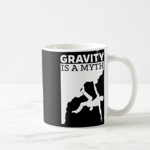 Gravity Myth Bouldering Climbing Mountaineering Coffee Mug