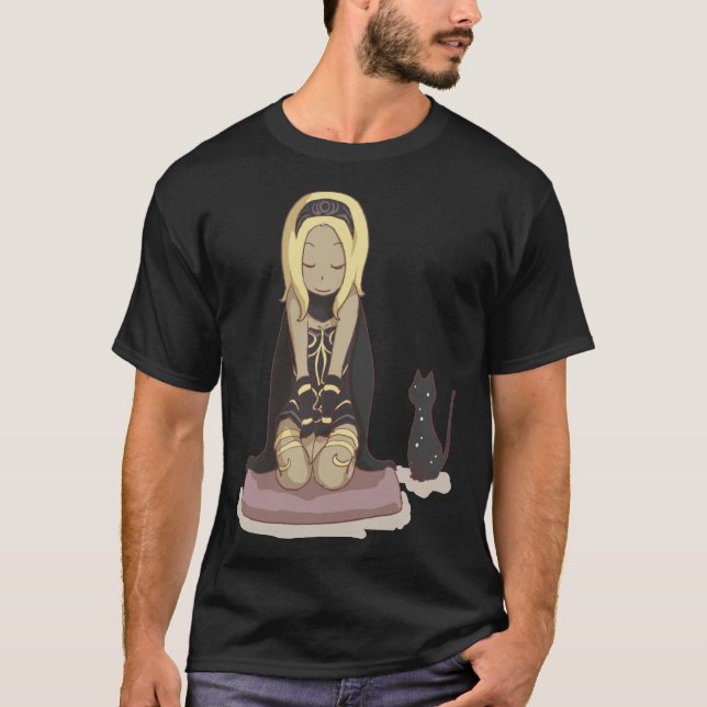 Gravity Rush - Kat &amp; Dusty Sitting Classic T-S T-Shirt (Front)