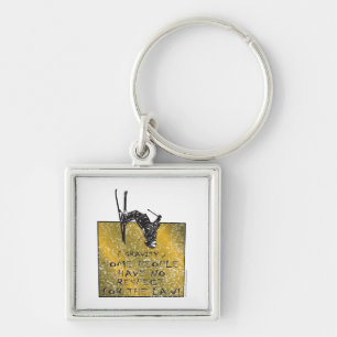 Gravity Skier Keychain