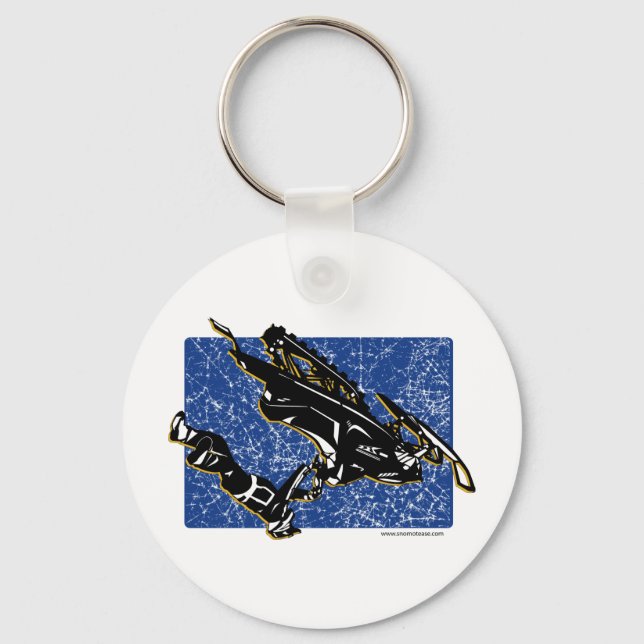 GRAVITY-SLED KEYCHAIN (Front)