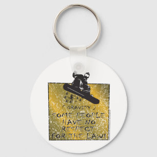 Gravity-Snowboarder Keychain