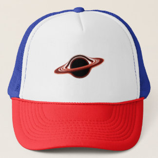 Gravity-Style Black Hole Logo T-Shirt Trucker Hat