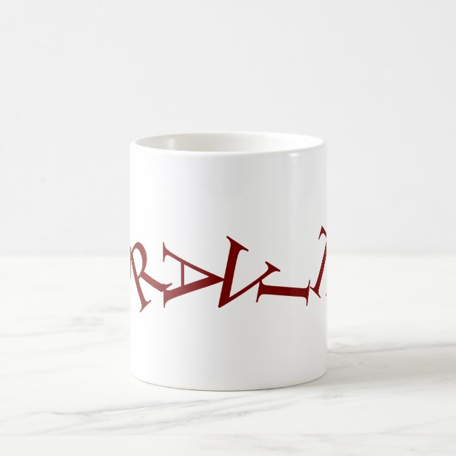Gravity Typography Coffee Mug (Center)