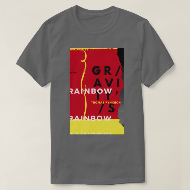 Gravitys Rainbow Book cover design T-Shirt (Design Front)
