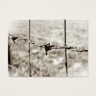 Gravure de fil barbelé (Sepia)