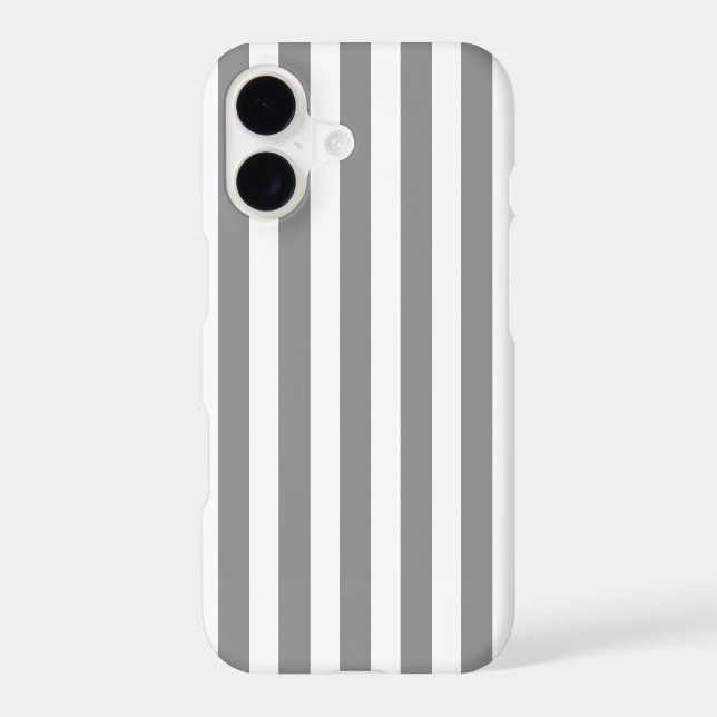 Gray and white candy stripes (Back)