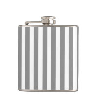 Gray and white candy stripes