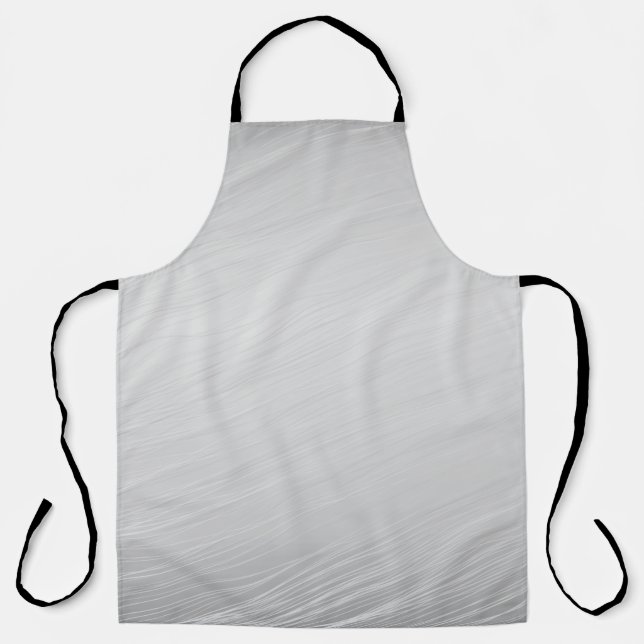 Gray background texture template apron (Front)