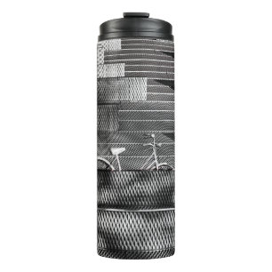 GRAY BICYCLE THERMAL TUMBLER
