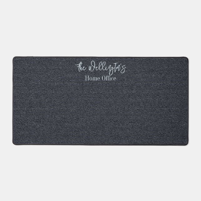 Gray Blue Texture Effet Bureau Mats & Pads (Recto)
