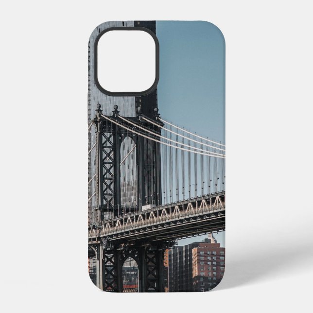 GRAY BRIDGE DURING DAYTIME iPhone CASE (Back)