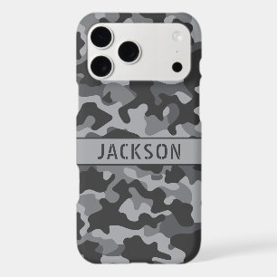 Gray Camouflage Personalized