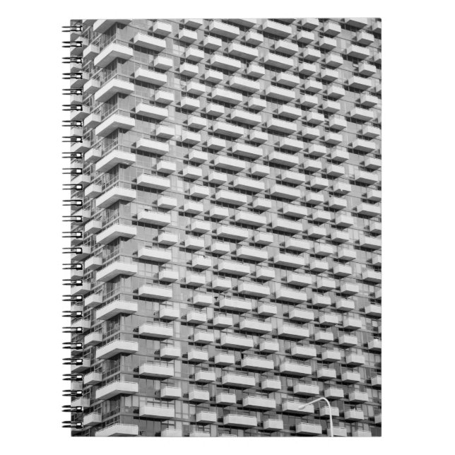 GRAY CONCRETE BUILDING NOTEBOOK (Front)