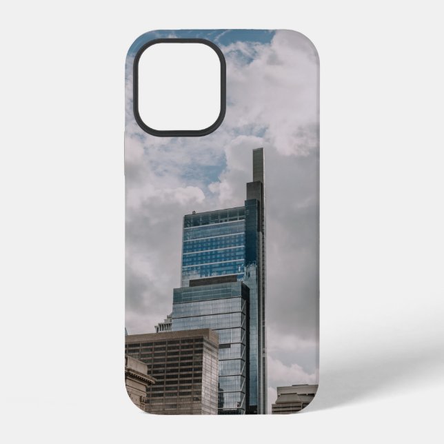 GRAY CONCRETE BUILDING UNDER CLOUDY SKY DURING DAY iPhone CASE (Back)