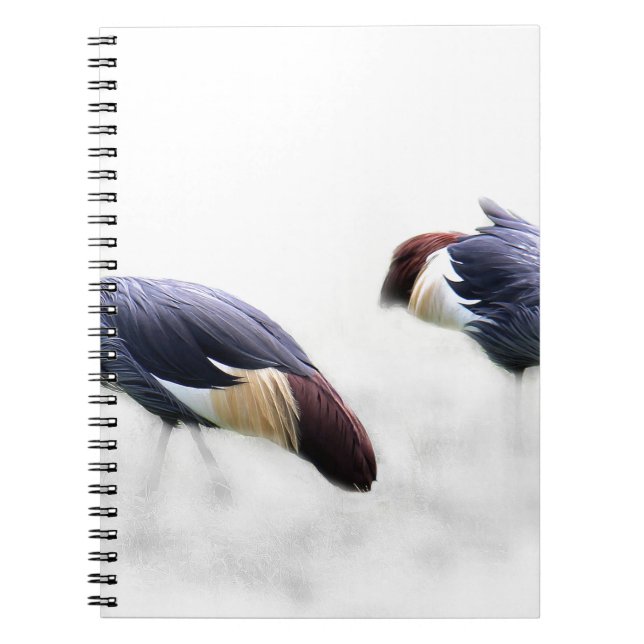 gray-crowned-crane notebook (Front)