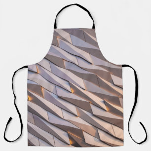 GRAY DIGITAL WALLPAPER APRON