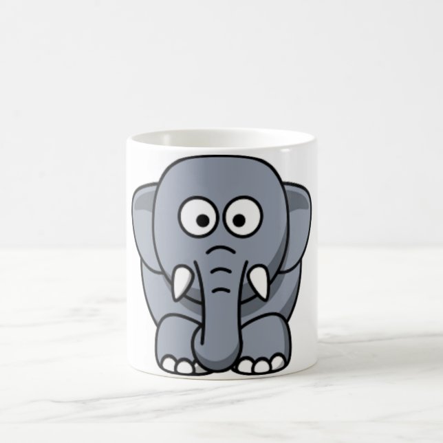 GRAY ELEPHANT MAGIC MUG (Center)