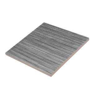 Gray Fabric Design Ceramic Tile