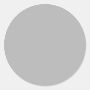 GRAY FOG Pop of Colour You Personalize Gift Classic Round Sticker
