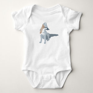 Gray Fox Baby Bodysuit