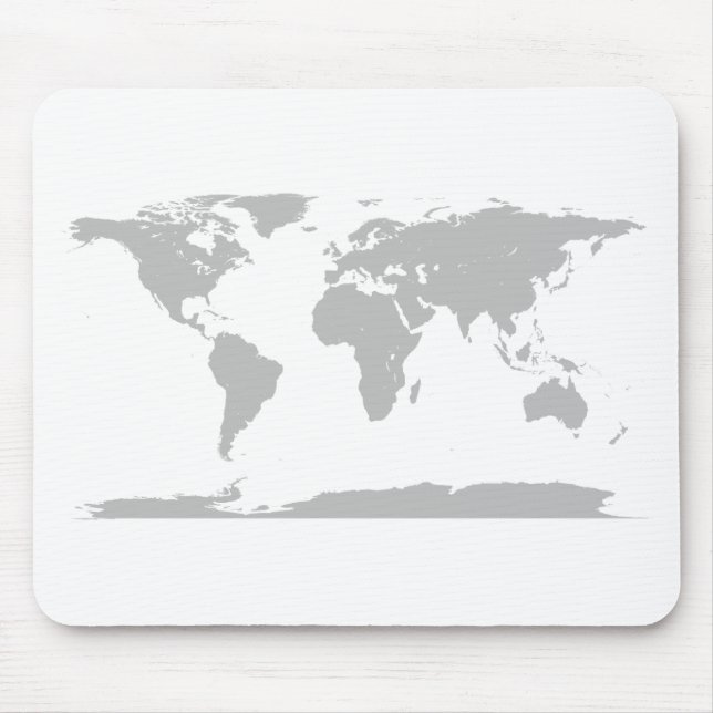 gray globe mouse pad (Front)