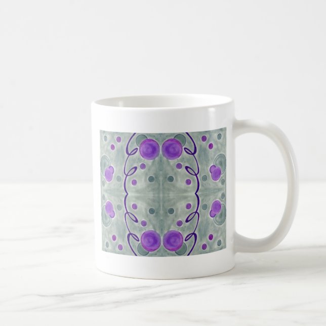 Gray Globes Blanket Mug (Droite)
