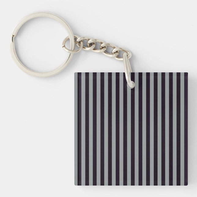 gray jaguar stripes keychain (Front)