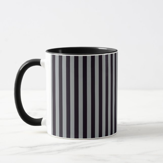 gray jaguar stripes mug (Left)